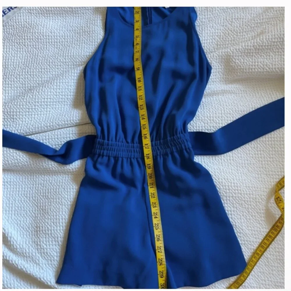 Club Monaco Taye Blue Romper - Picture 6 of 9